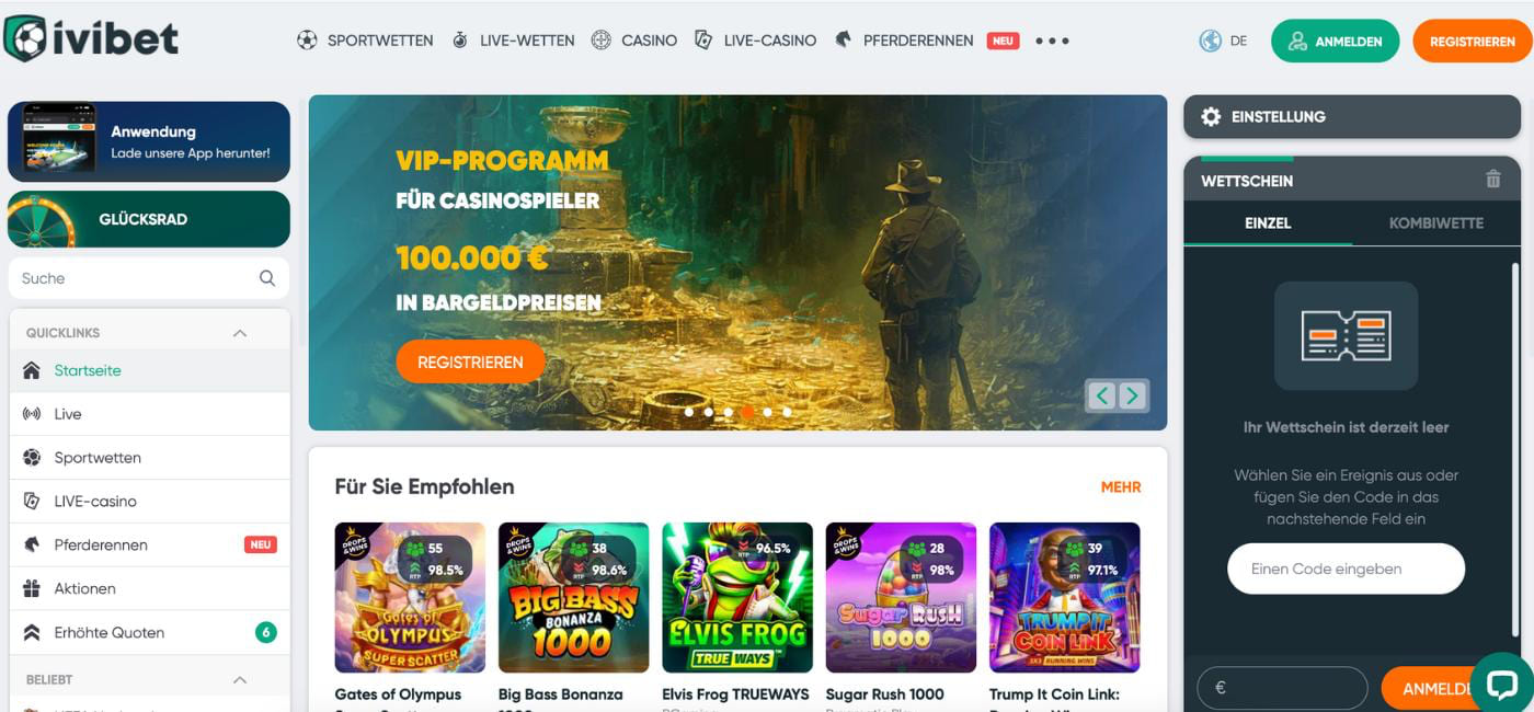 Ivibet Casino Online